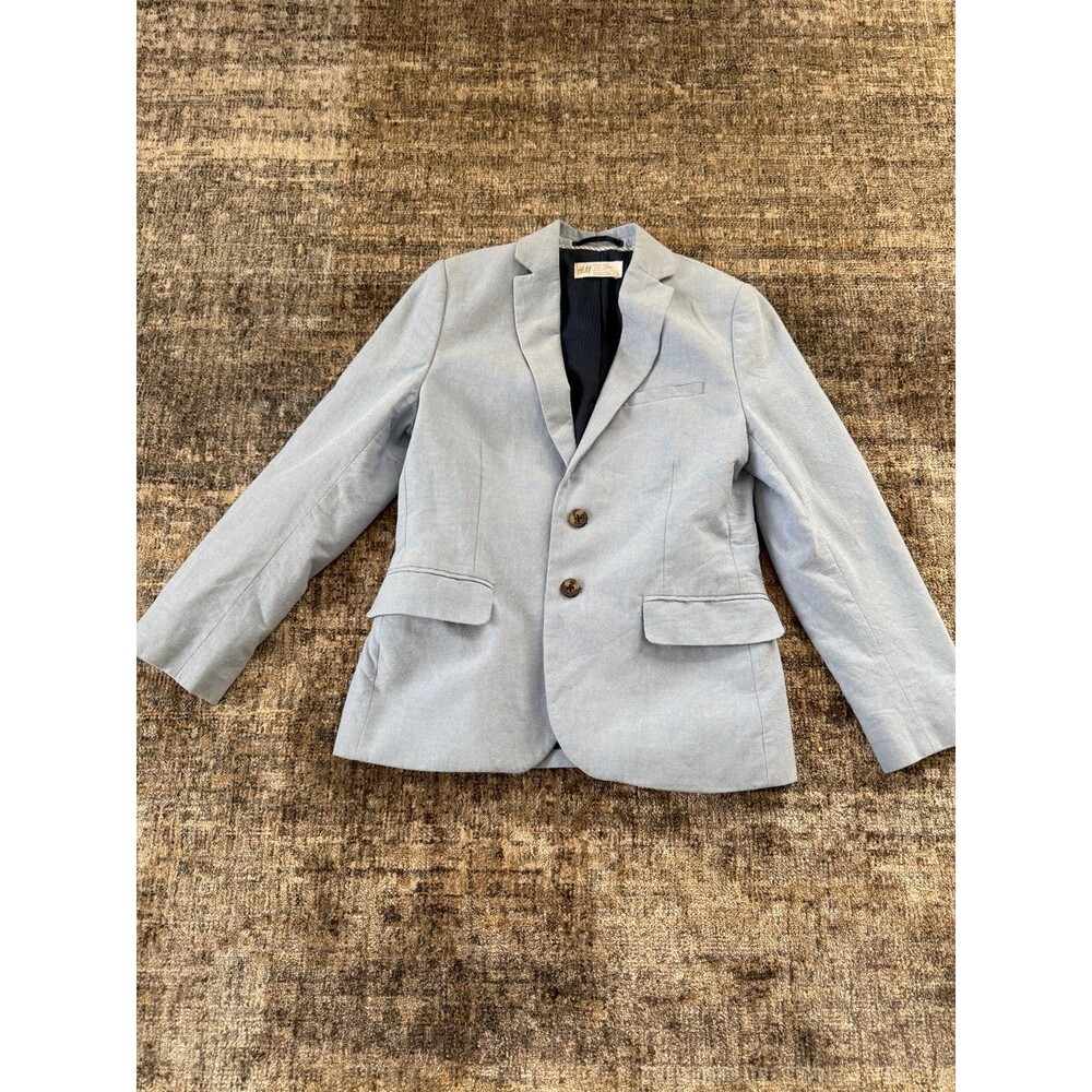 H&M Boy’s Modern Blazer Jacket Light Blue 8yrs